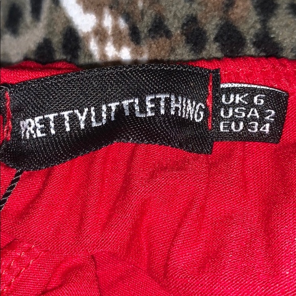 Red halter body suit - Picture 5 of 6